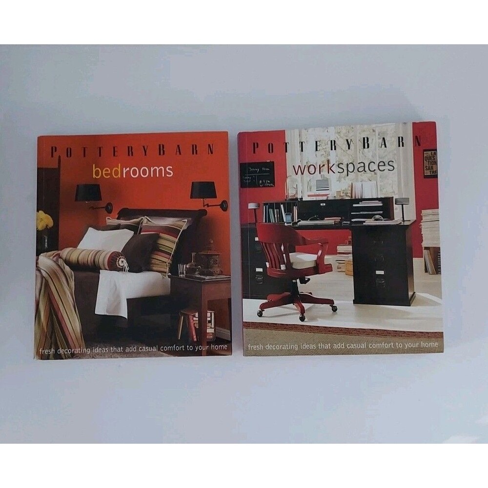 Pottery Barn Books "Workspaces" And "Bedrooms" Books Decorating Ideas